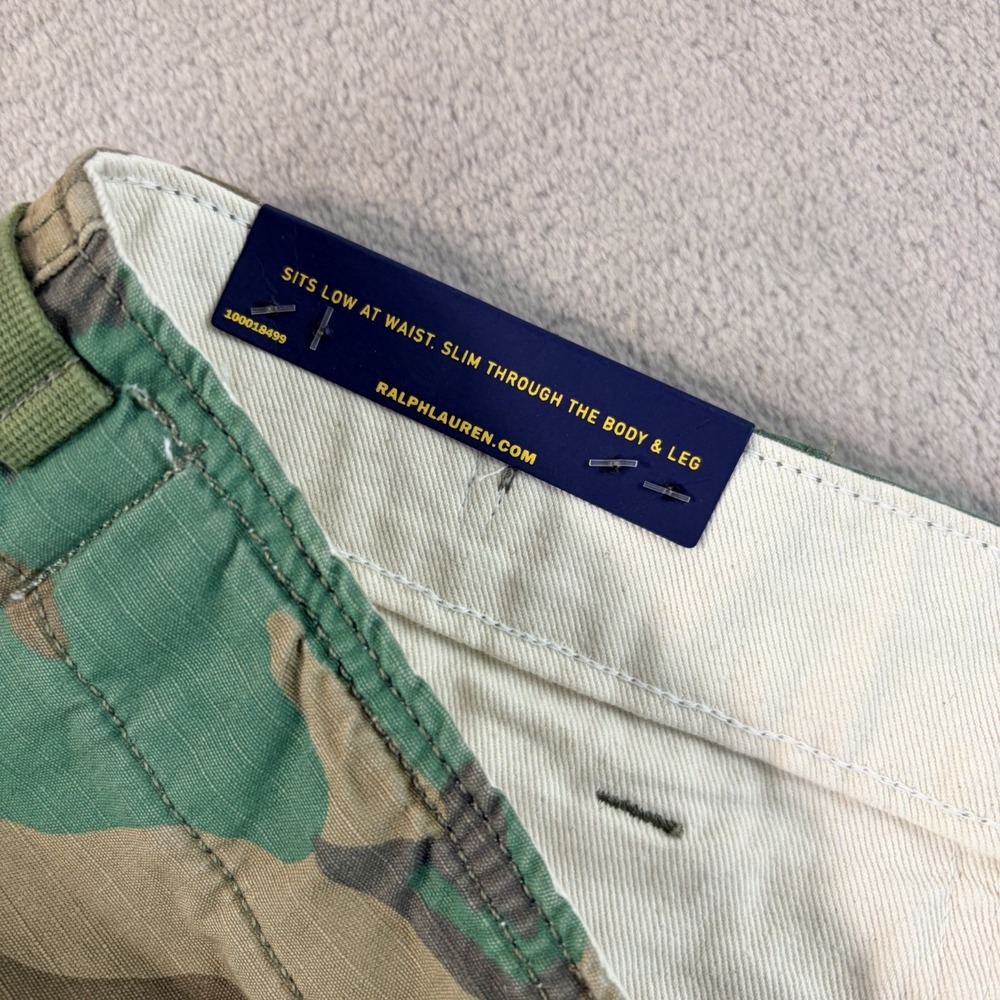 Polo Ralph Lauren Slim Fit Camouflage Utility Cargo Pants in Camo Men 34x32 NWT - Picture 8 of 15
